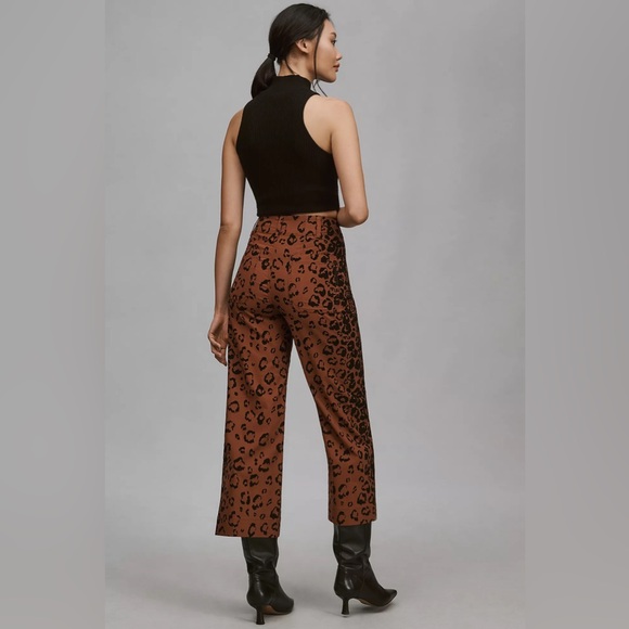 New Anthropologie The Colette Cropped Wide-Leg Pants by Maeve Size 31 - Picture 5 of 11